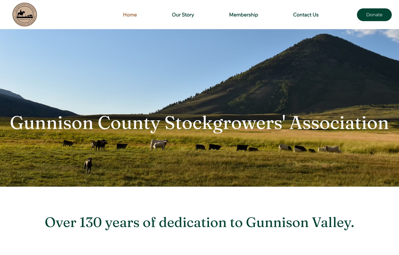 Gunnison County Stockgrowers' Association homepage