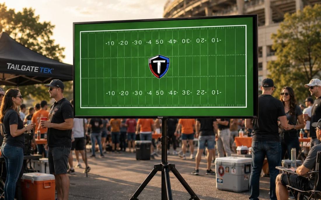 TekStandSolo portable tailgate TV stand